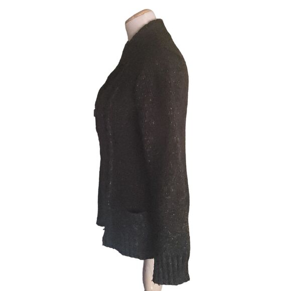 Royal Robbins Double Zip up Cable Knit Sweater Women’s Large Soft Wool Blend - Picture 3 of 10